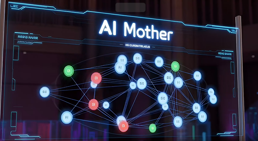 AI Mother 飞书交互图